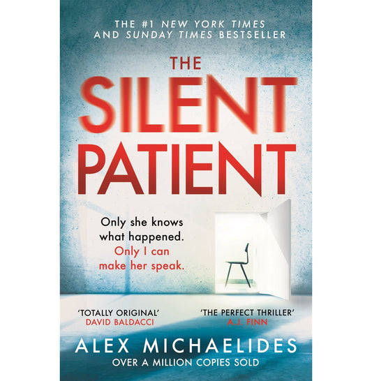 The Silent Patient by Alex Michaelides by Author’s book & bookmarks – book cover