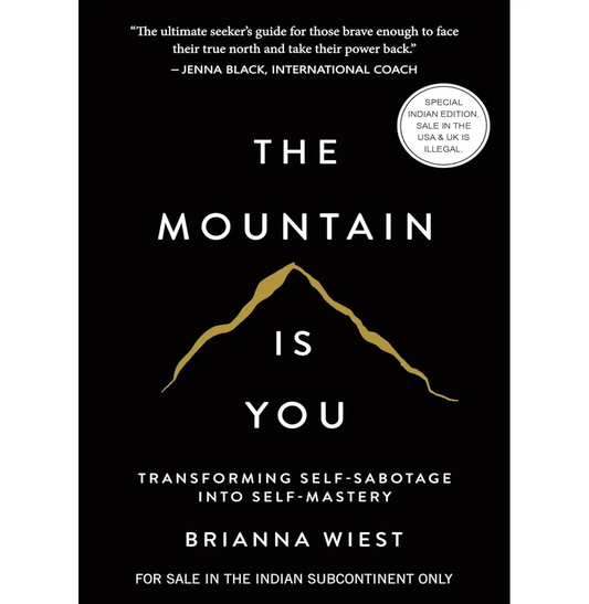 The Mountain Is You by Brianna Wiest by Author’s book & bookmarks – book cover