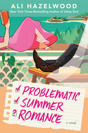 Problematic Summer Romance by Ali Hazelwood by Author’s book & bookmarks – book cover